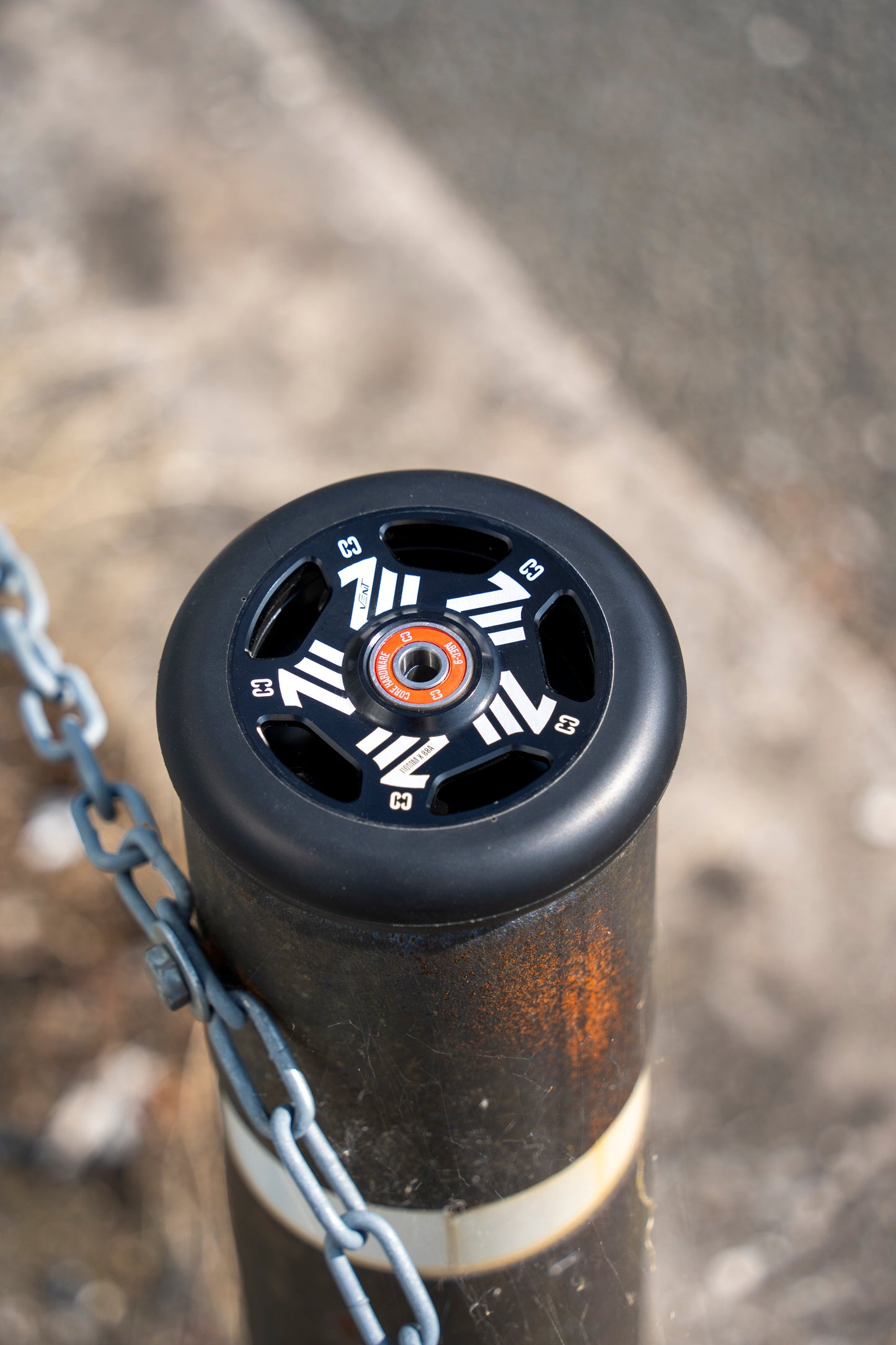 CORE Vent Hollow 110mm Stunt Scooter Wheel - Black -Black
