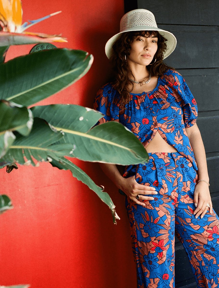 BRIXTON Womens Mercado Linen Pants | Terracorra - The Boredroom Store Brixton