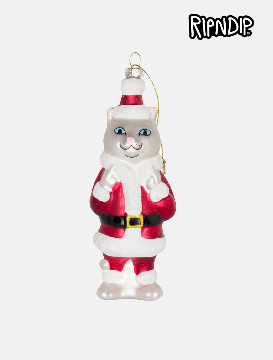 RIPNDIP Santa Nerm Christmas Ornament | Red - The Boredroom Store RIPNDIP