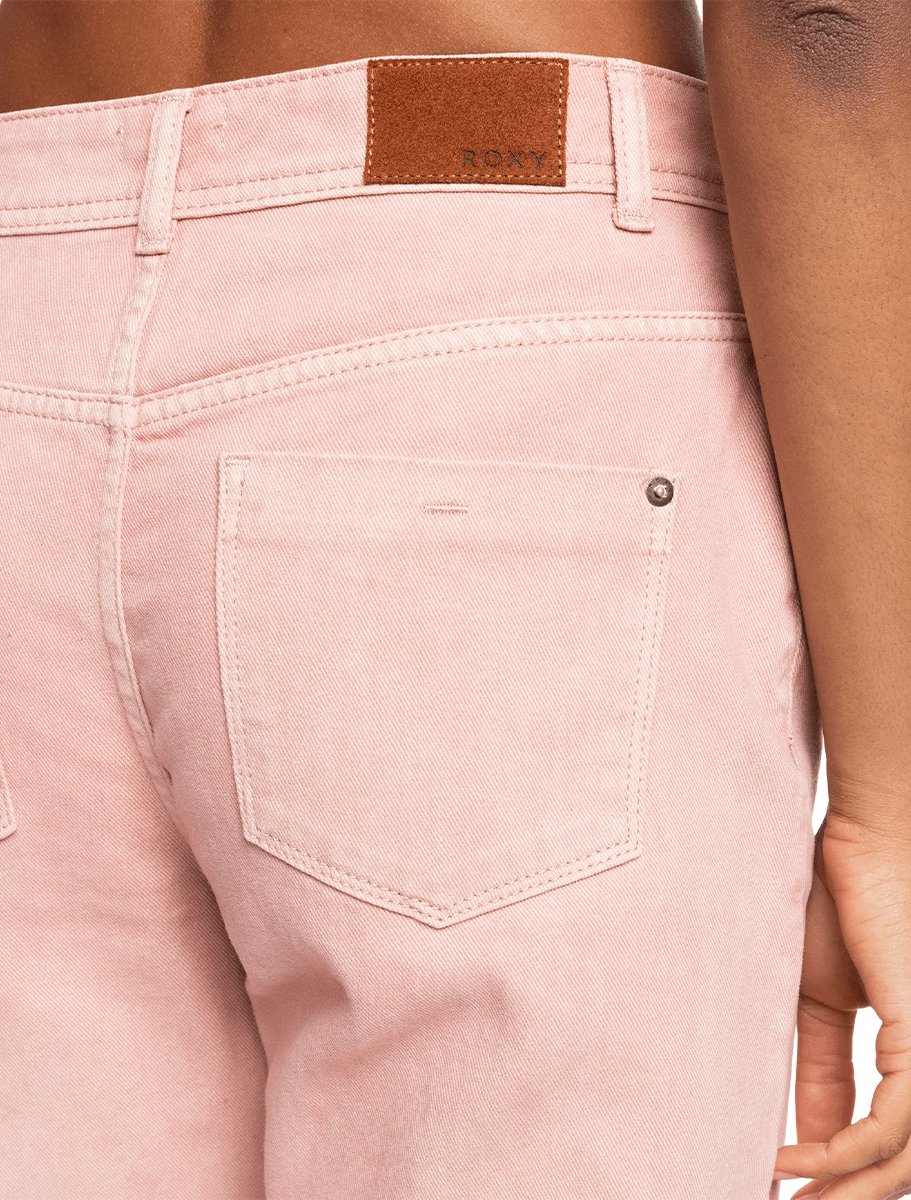 Roxy Fresh Way Mid Denim Pants | Pale Dogwood - The Boredroom Store Roxy