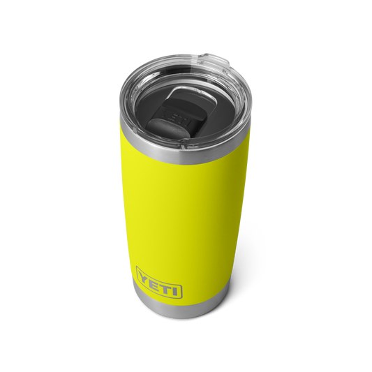 Yeti Rambler 20oz Tumbler l Firefly Yellow