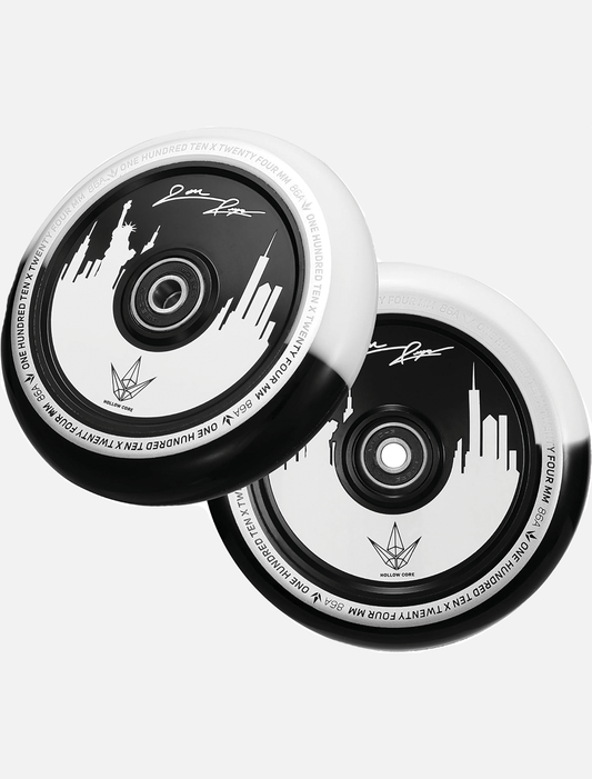 Blunt 110mm Envy Hollow Wheels l Black/White