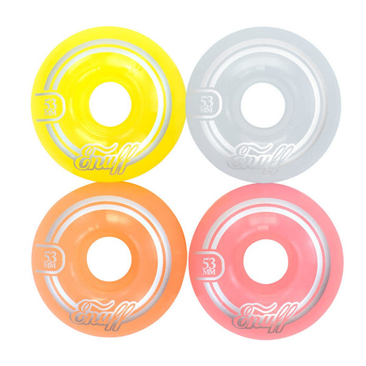 Enuff Refresher II 55D Skateboard Wheels - Pastel Mix 53mm