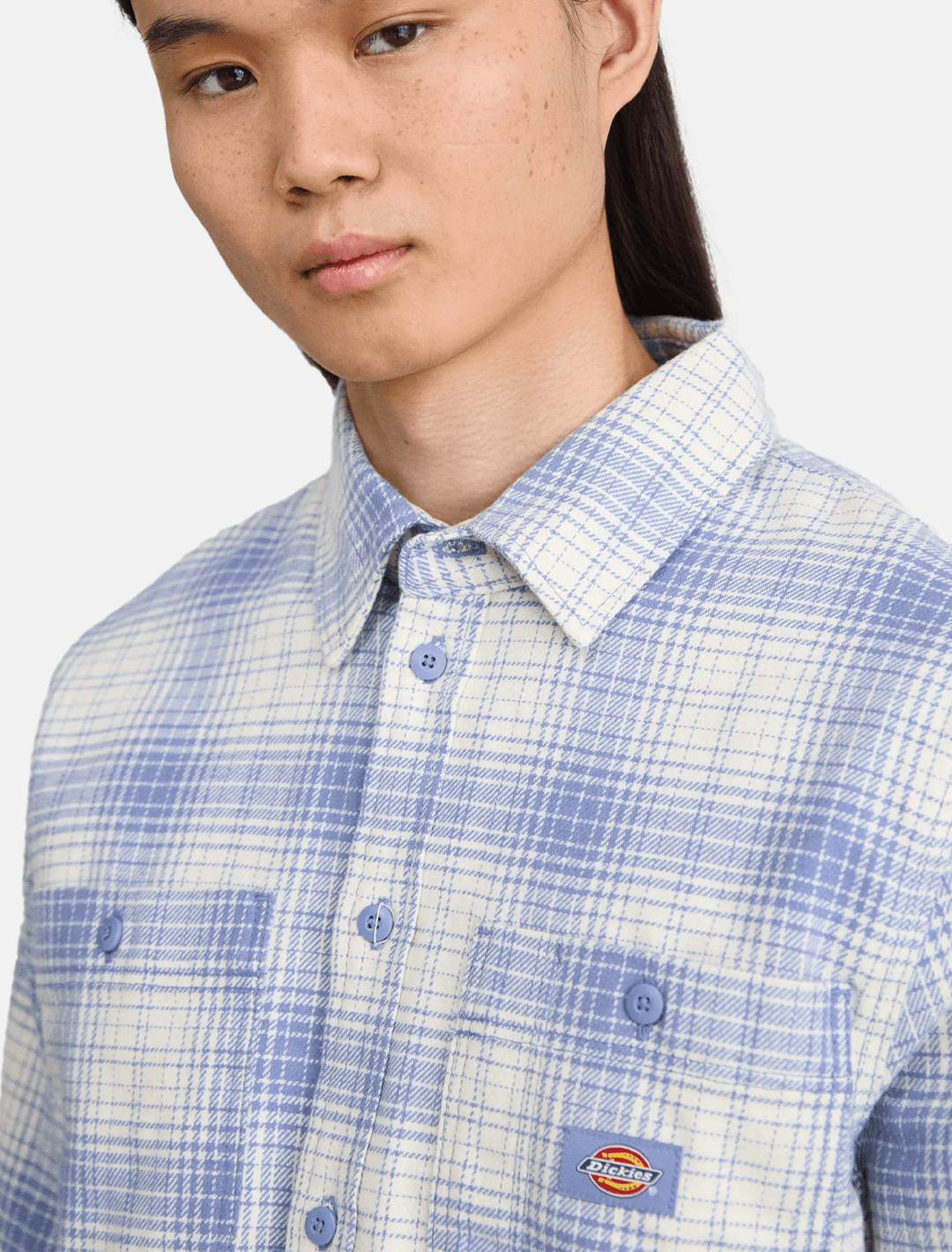 Dickies Evansville Button up Shirt l Country Blue