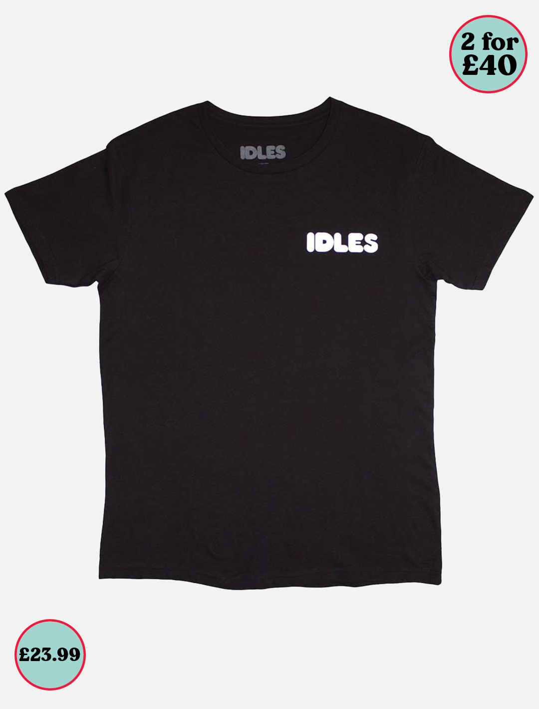 Idles Cartoon Flower l Black