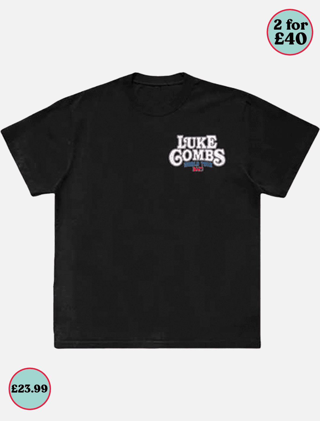 Luke combs Tour '23 Skull l Black