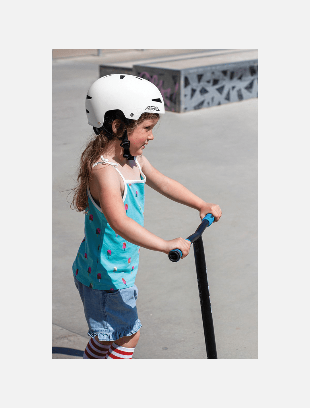 REKD Junior Elite 2.0 Helmet l White