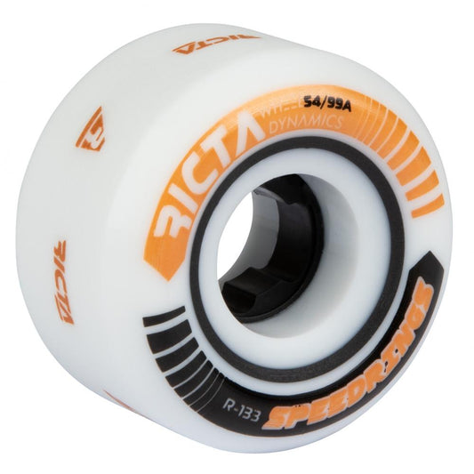 Ricta Speedrings Wide 99a Skateboard Wheels - White 54mm