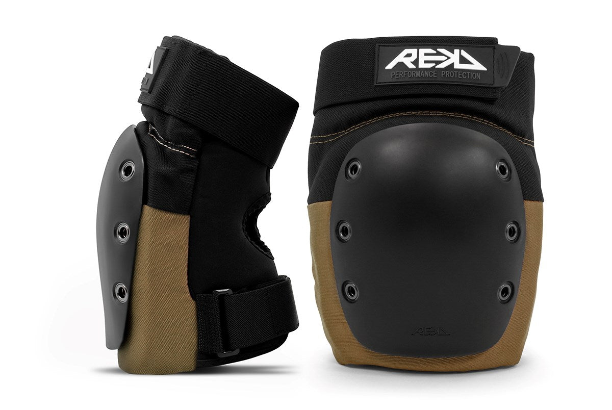 REKD Ramp Knee Pads - Black/Tan