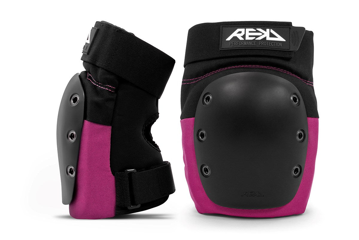 REKD Ramp Knee Pads - Black/Pink