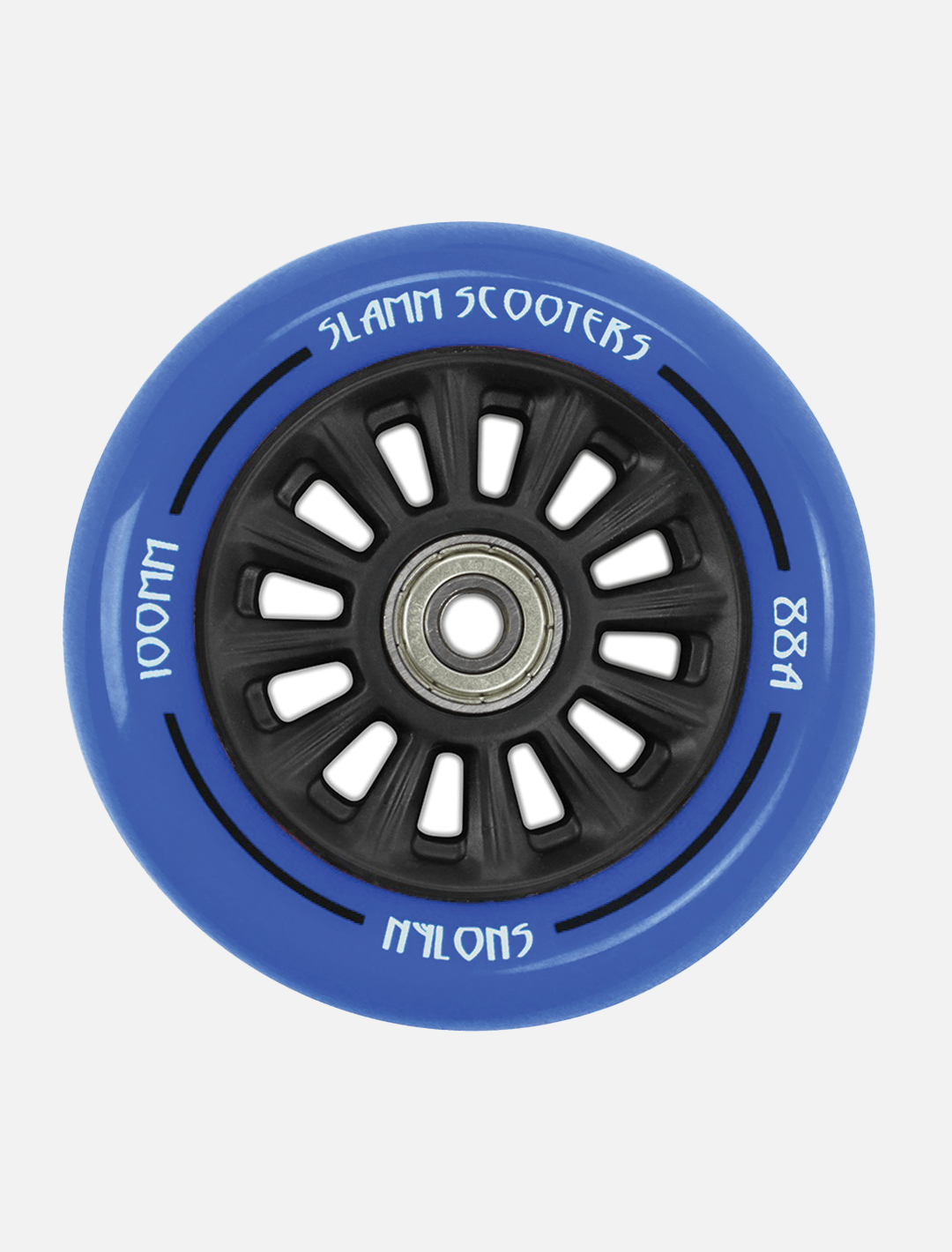 Slamm 100mm Nylon Core Wheel l Blue