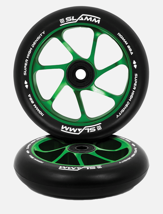 Slamm 110mm Team Wheel l Green