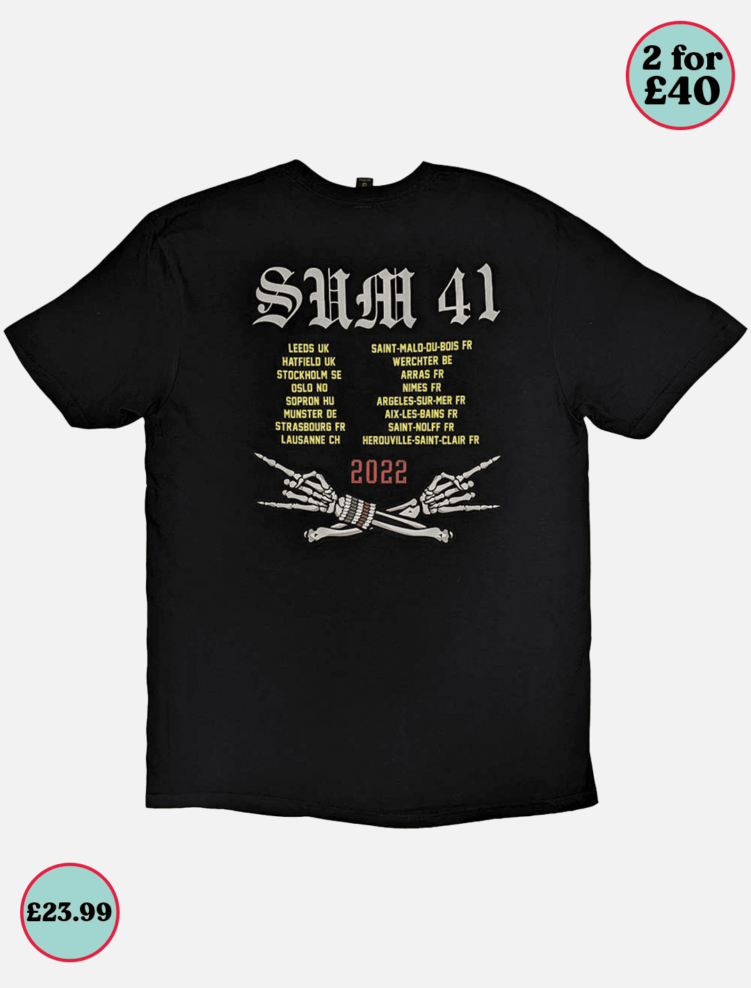 Sum 41 Does this look like all killer no Filler European Tour l Black