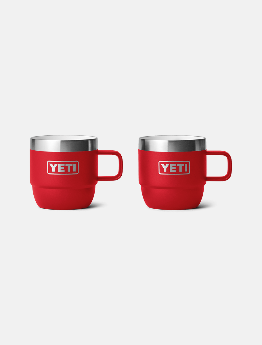 Yeti Espresso 6 Oz Stackable Mugs Rescue Red