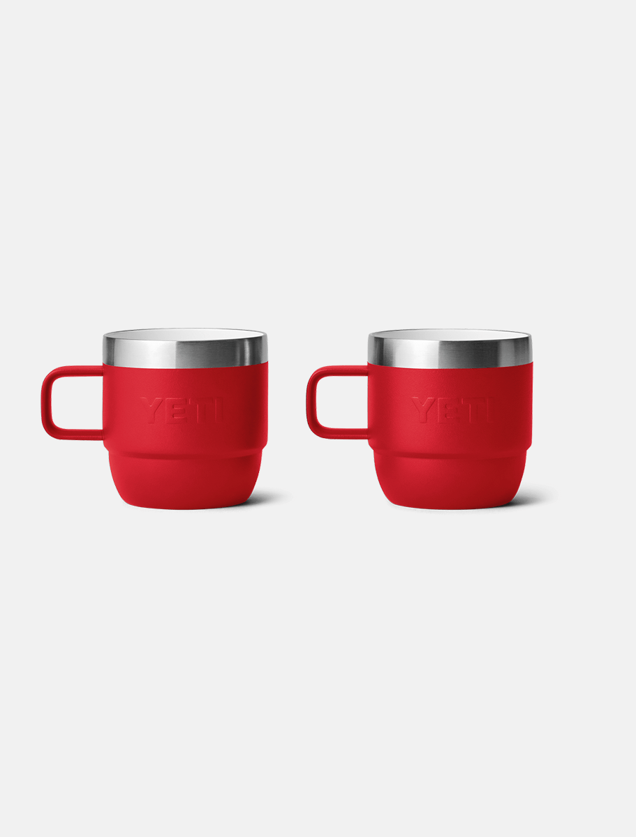 Yeti Espresso 6 Oz Stackable Mugs Rescue Red