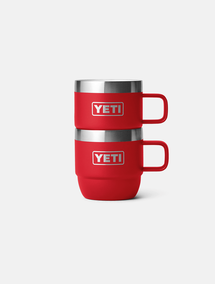 Yeti Espresso 6 Oz Stackable Mugs Rescue Red