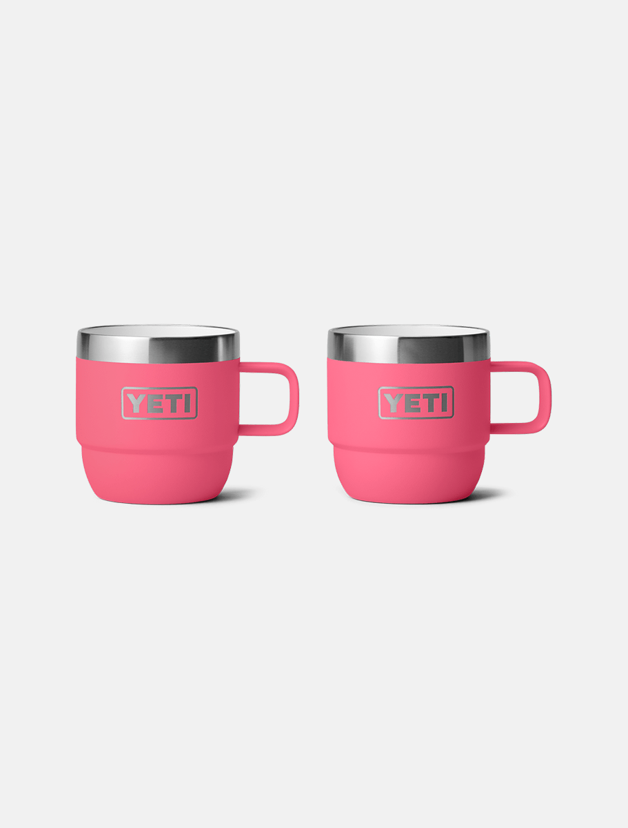 Yeti Espresso 6 Oz Stackable Mugs Tropical Pink