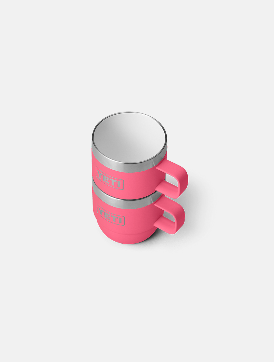 Yeti Espresso 6 Oz Stackable Mugs Tropical Pink