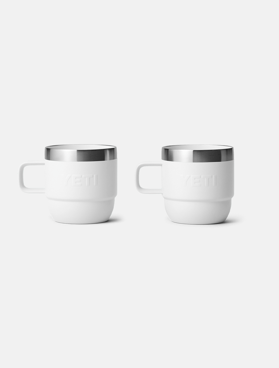 Yeti Espresso 6 Oz Stackable Mugs White