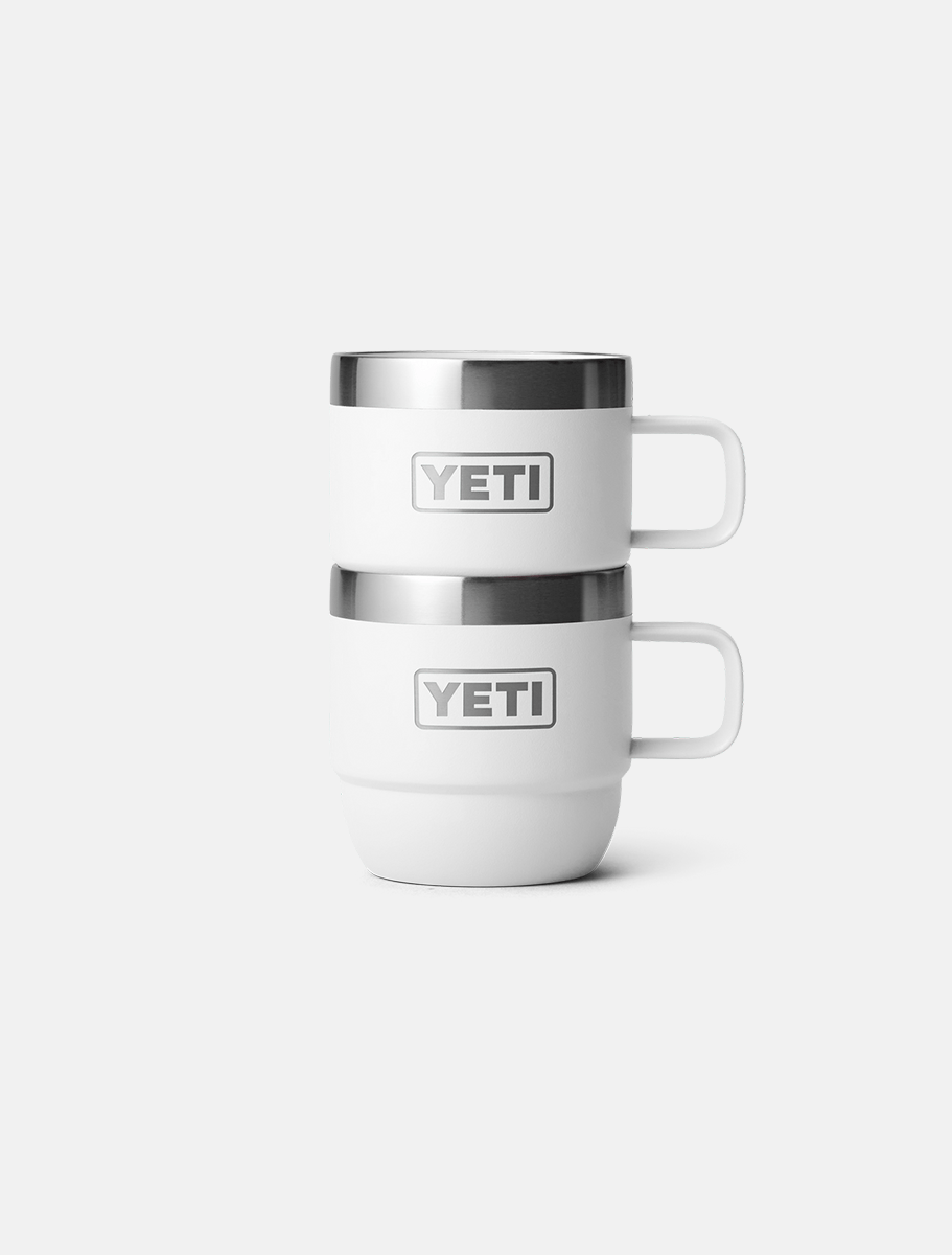 Yeti Espresso 6 Oz Stackable Mugs White