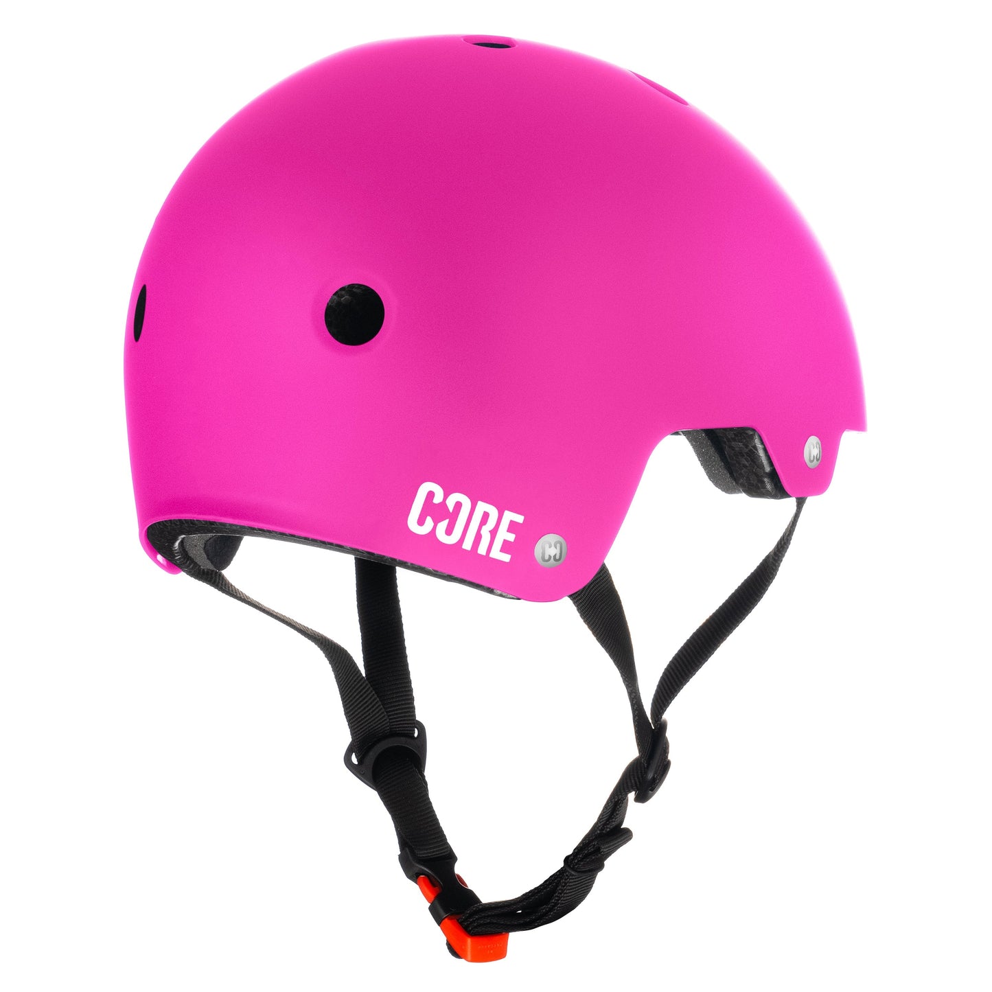 CORE Action Sports Helmet – Neon Pink - S/M