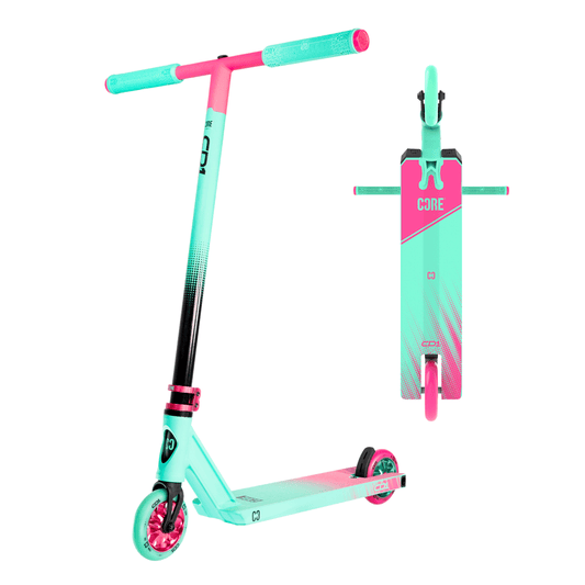 CORE CD1 Complete Stunt Scooter - Teal/Pink