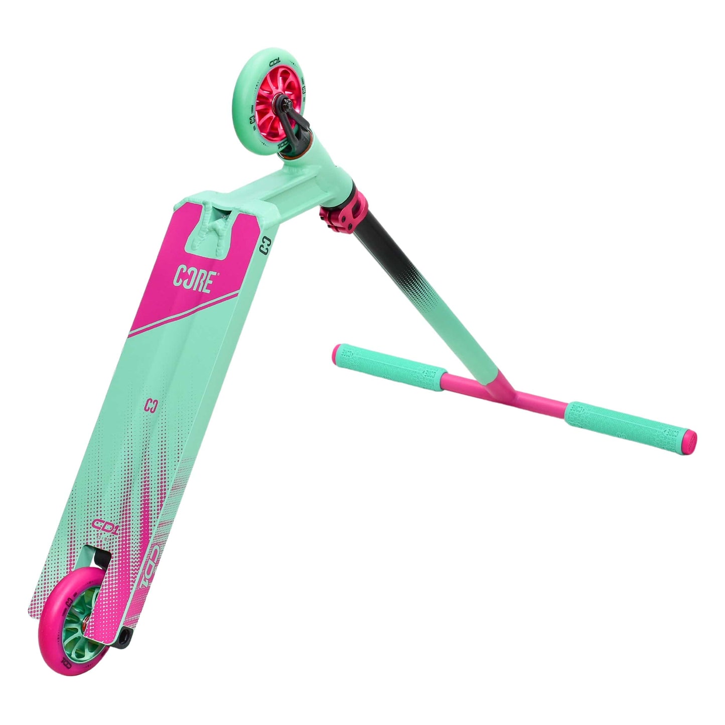CORE CD1 Complete Stunt Scooter - Teal/Pink