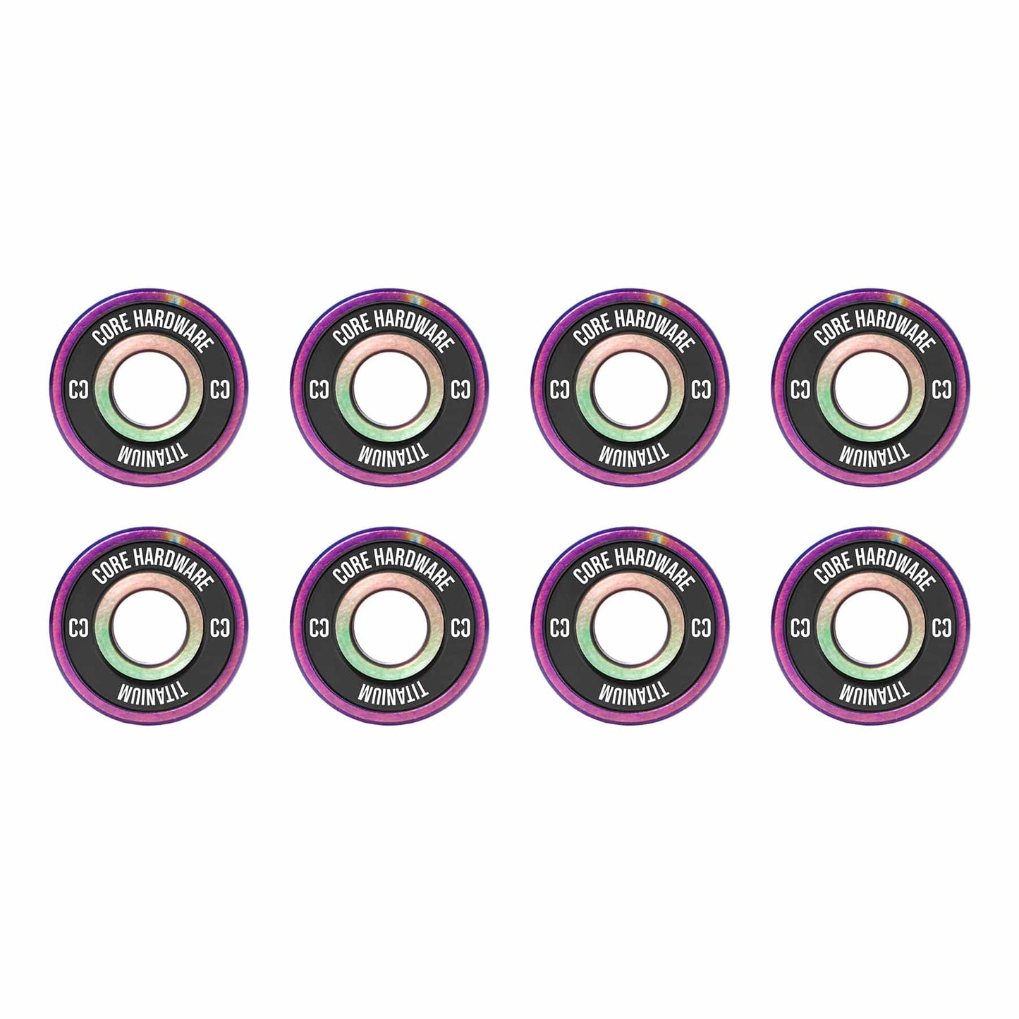 CORE Hardware Titanium Skate Bearings - NeoChrome(8PK)