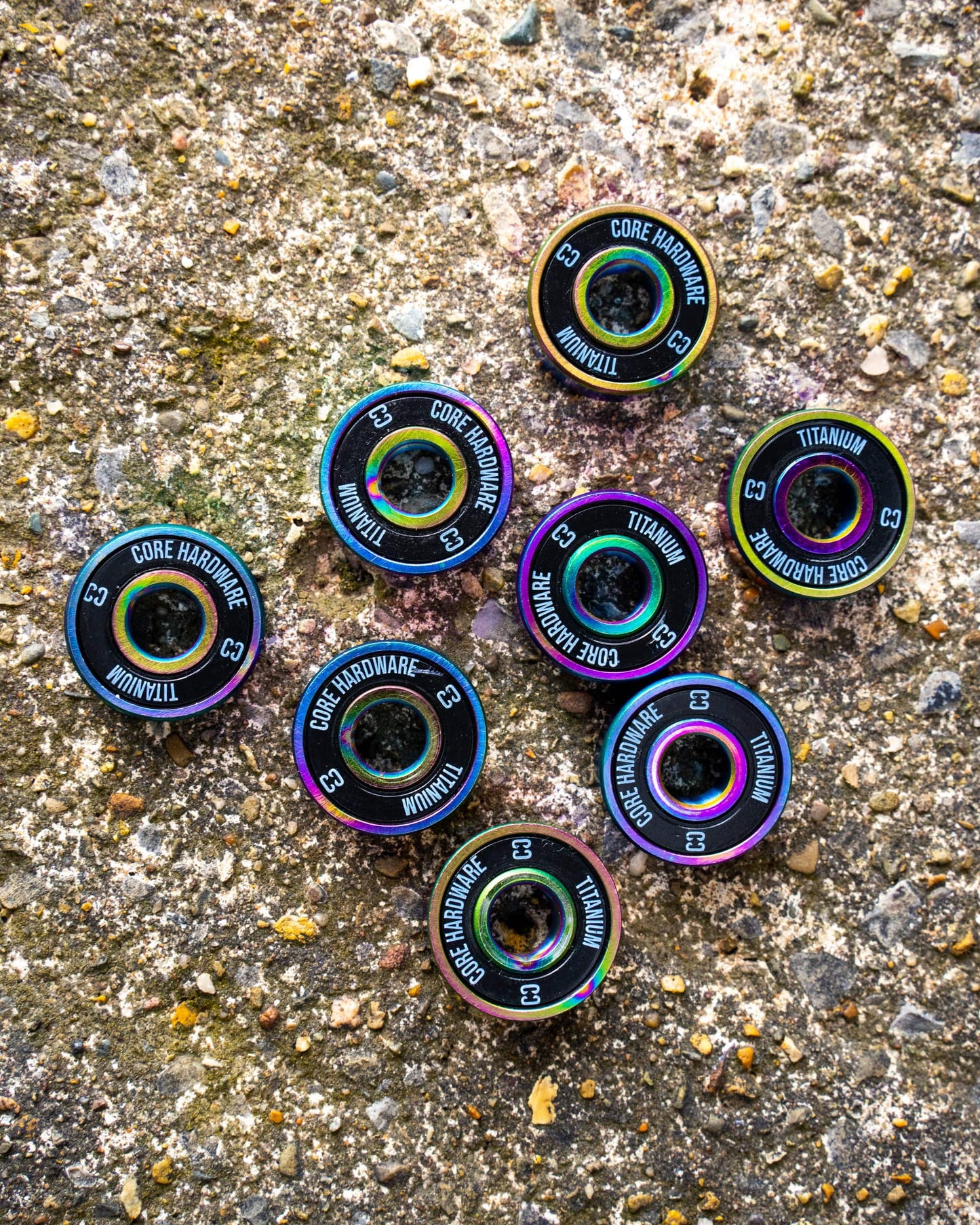 CORE Hardware Titanium Skate Bearings - NeoChrome(8PK)