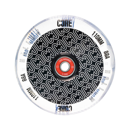 CORE Hollow Stunt Scooter Wheel Repeat 110mm - Clear/Black