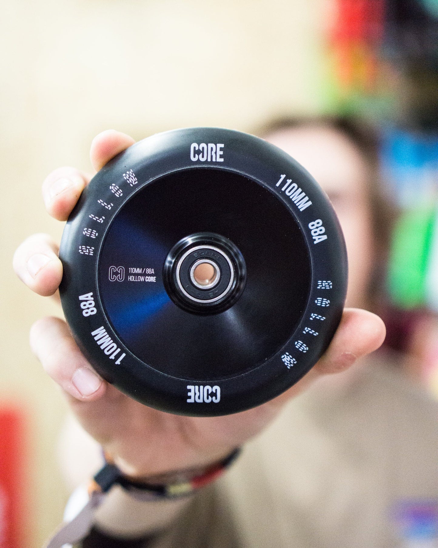 CORE Hollow Stunt Scooter Wheel V2 110mm - Mint Blue
