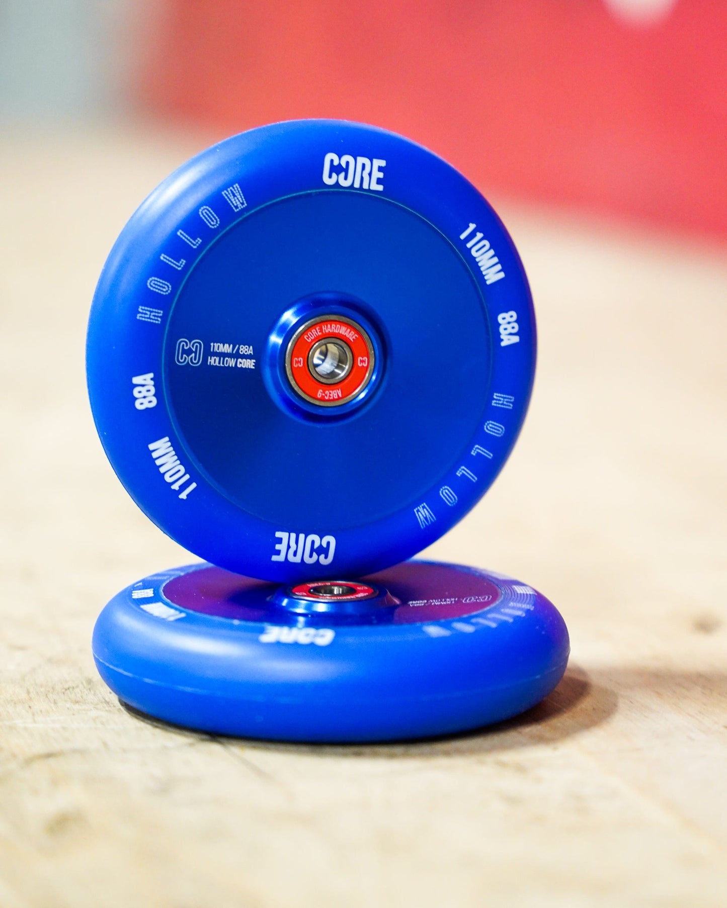 CORE Hollow Stunt Scooter Wheel V2 110mm - Blue