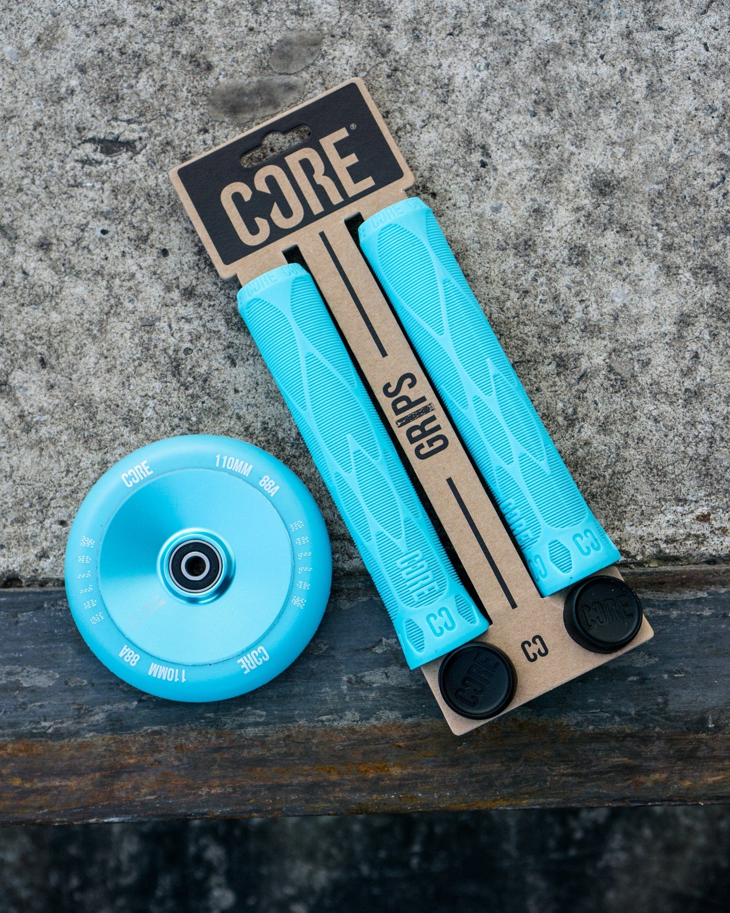 CORE Hollow Stunt Scooter Wheel V2 110mm - Mint Blue