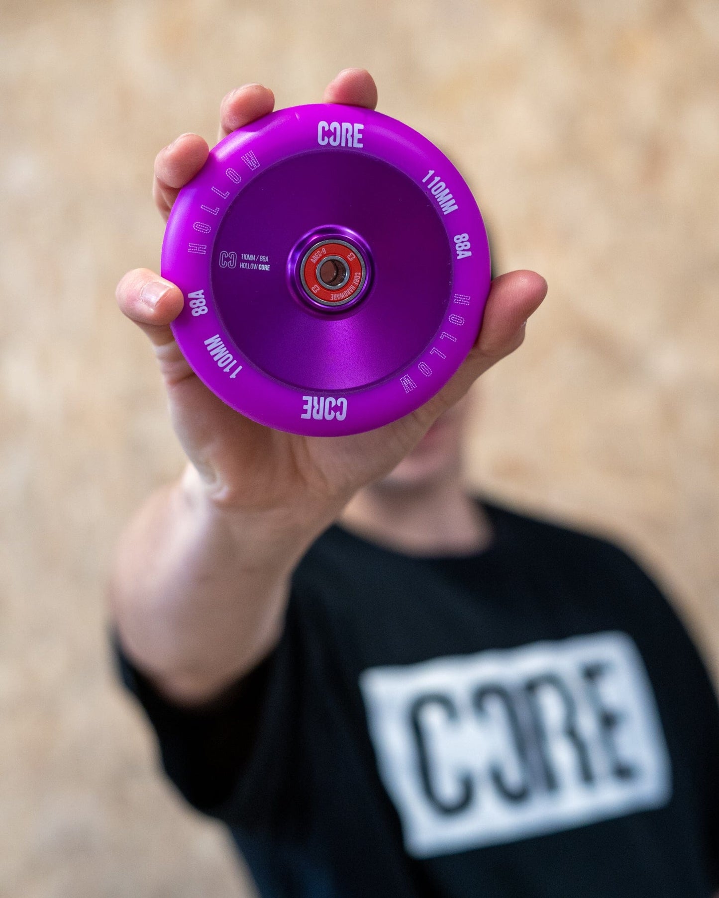 CORE Hollow Stunt Scooter Wheel V2 110mm - Purple