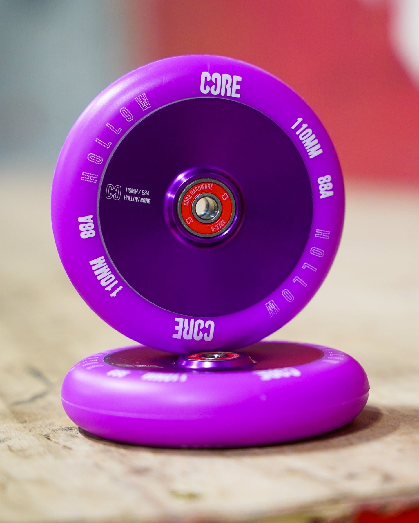 CORE Hollow Stunt Scooter Wheel V2 110mm - Purple