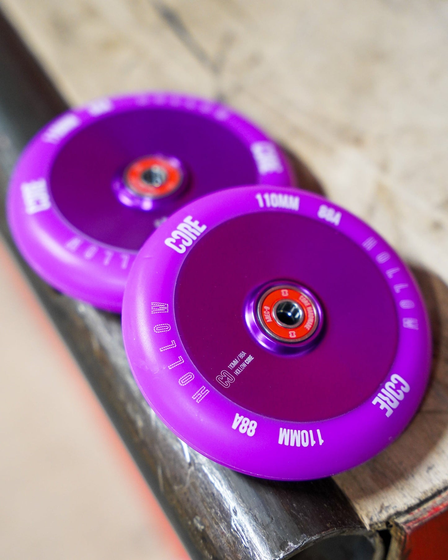 CORE Hollow Stunt Scooter Wheel V2 110mm - Purple