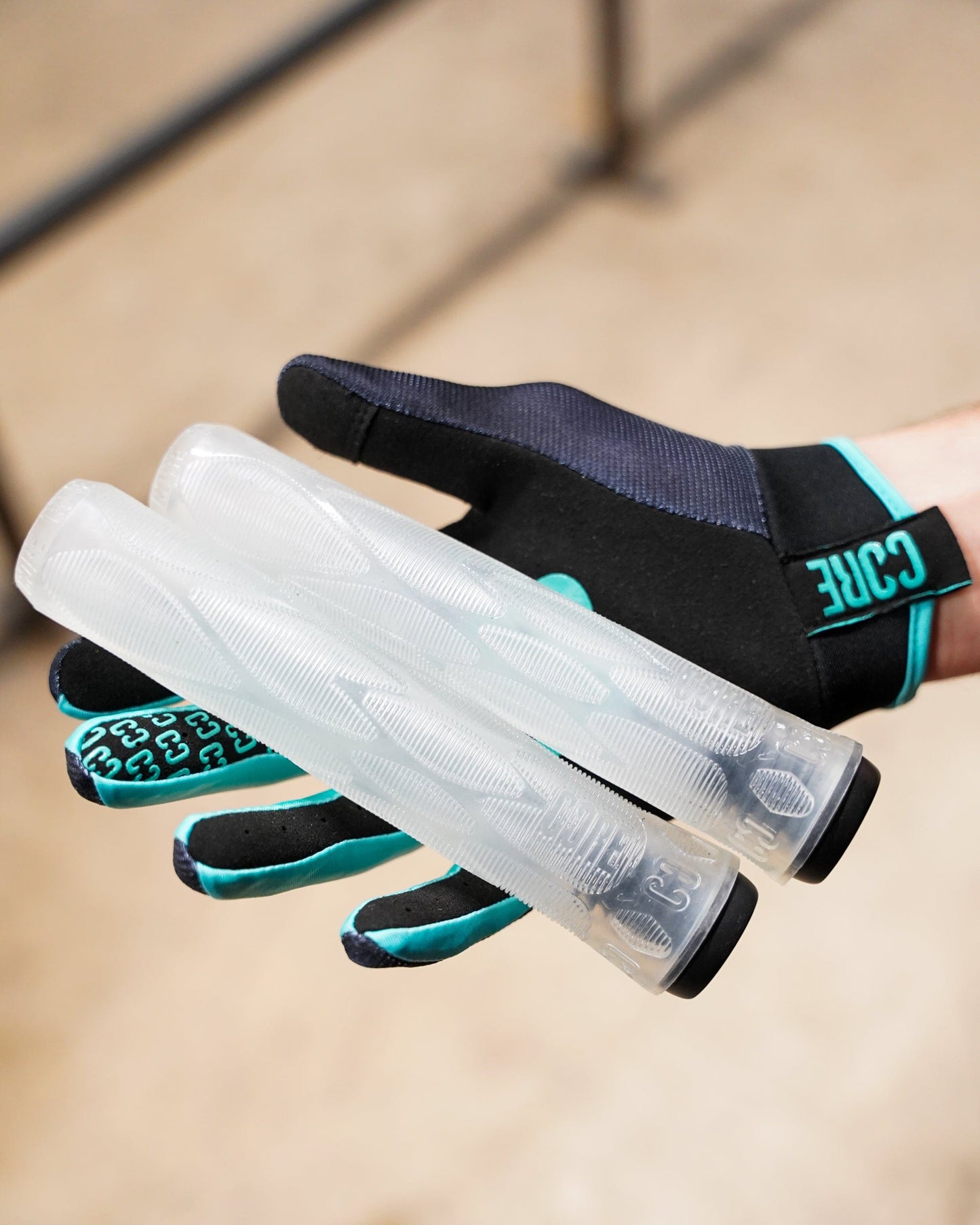 CORE Pro Handlebar Grips, Soft 170mm - Clear