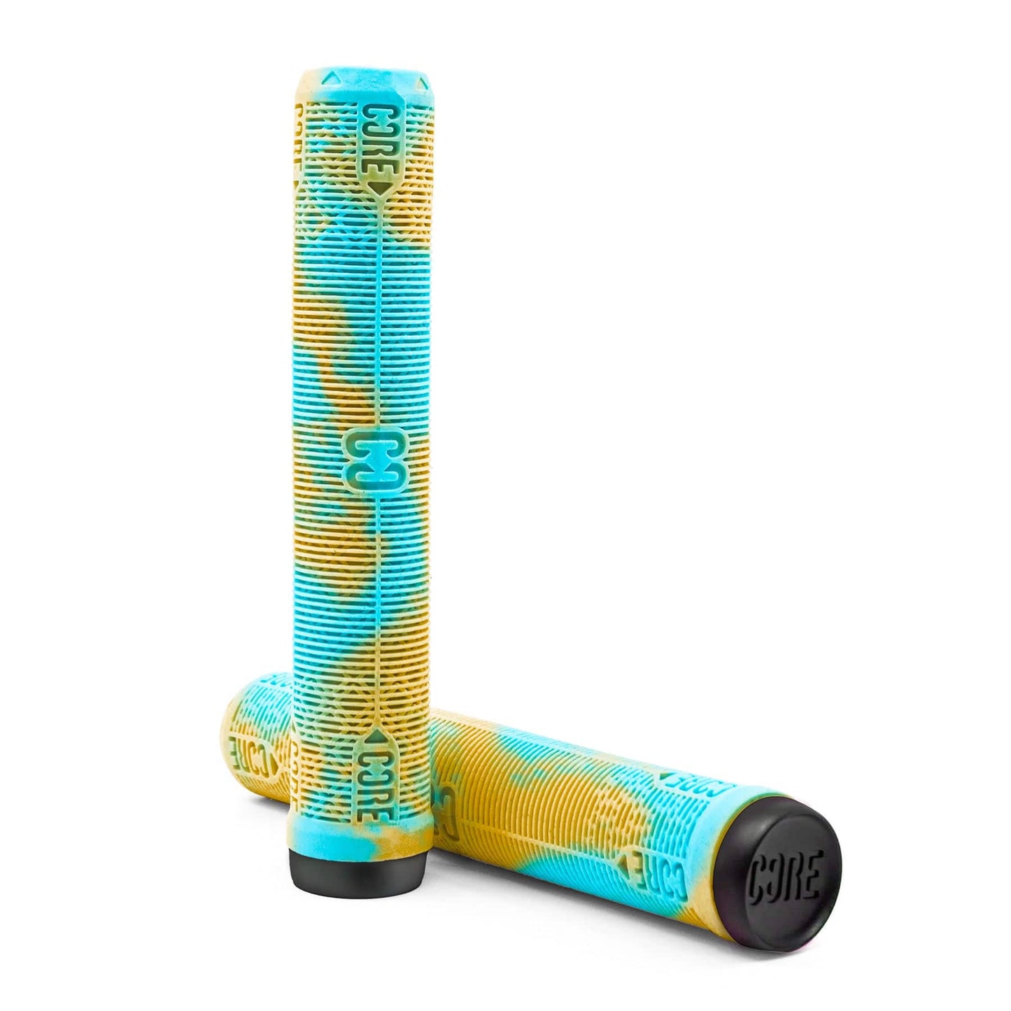 CORE Skinny Boy Handlebar Grips Soft 170mm – Beach(Teal/Gum)
