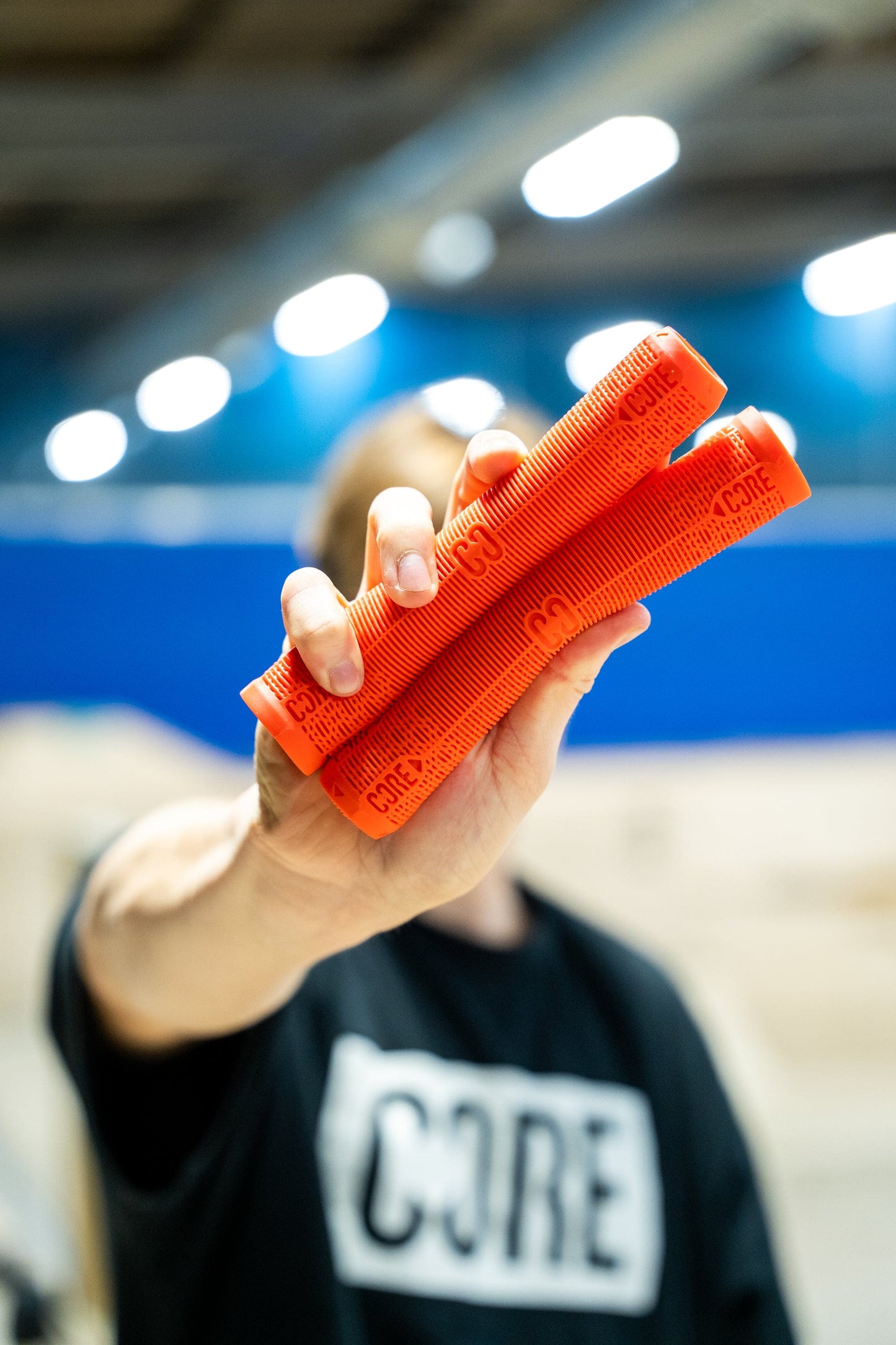 CORE Skinny Boy Handlebar Grips Soft 170mm - Red