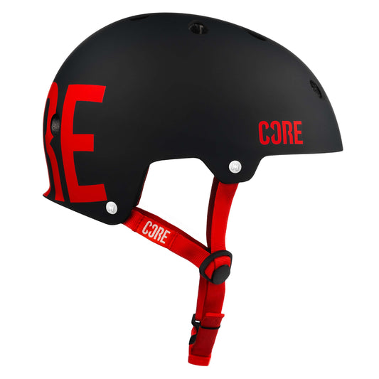 CORE Street Helmet - Black-Red