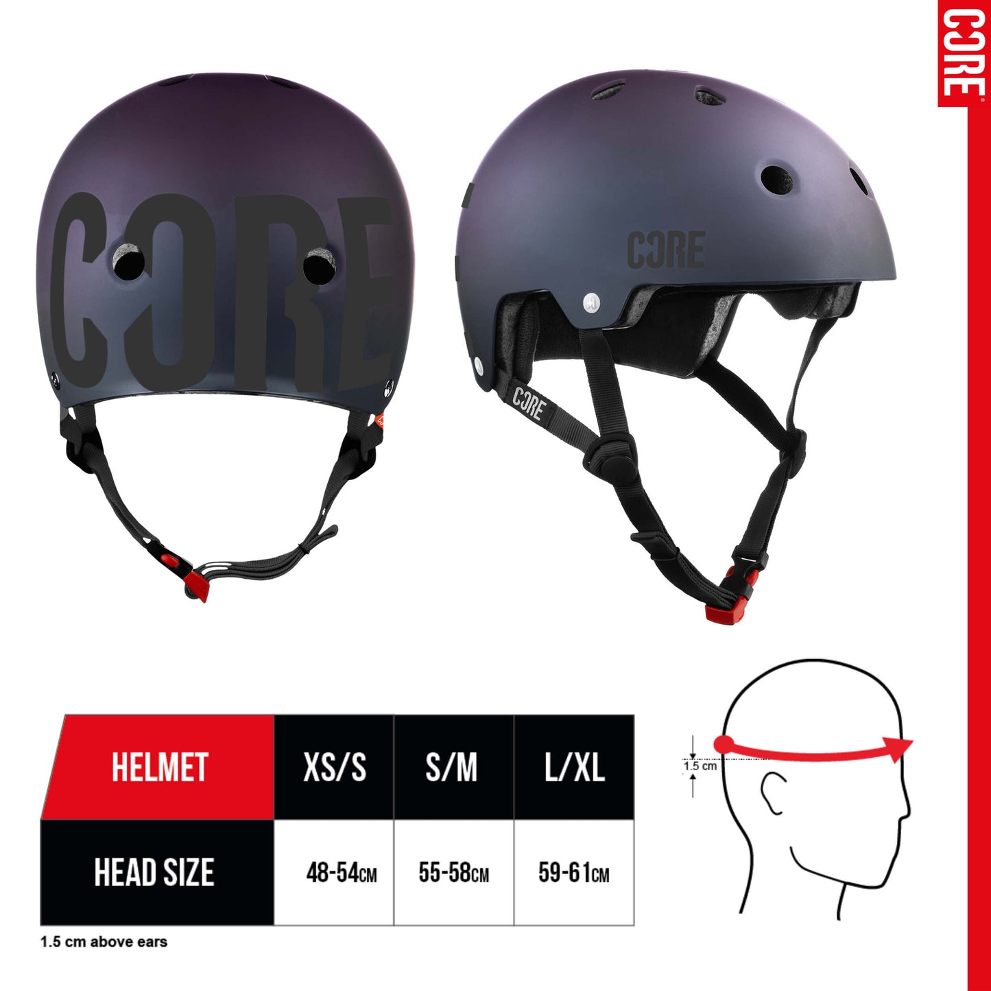 CORE Street Helmet - Neo-Black