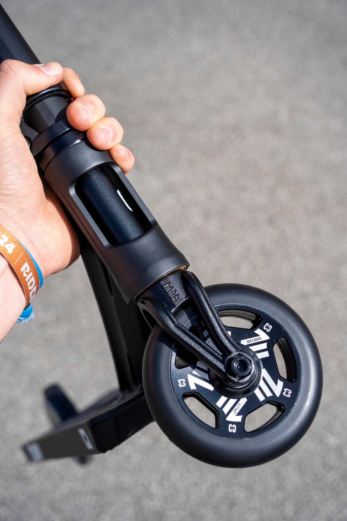 CORE Vent Hollow 110mm Stunt Scooter Wheel - Black -Black