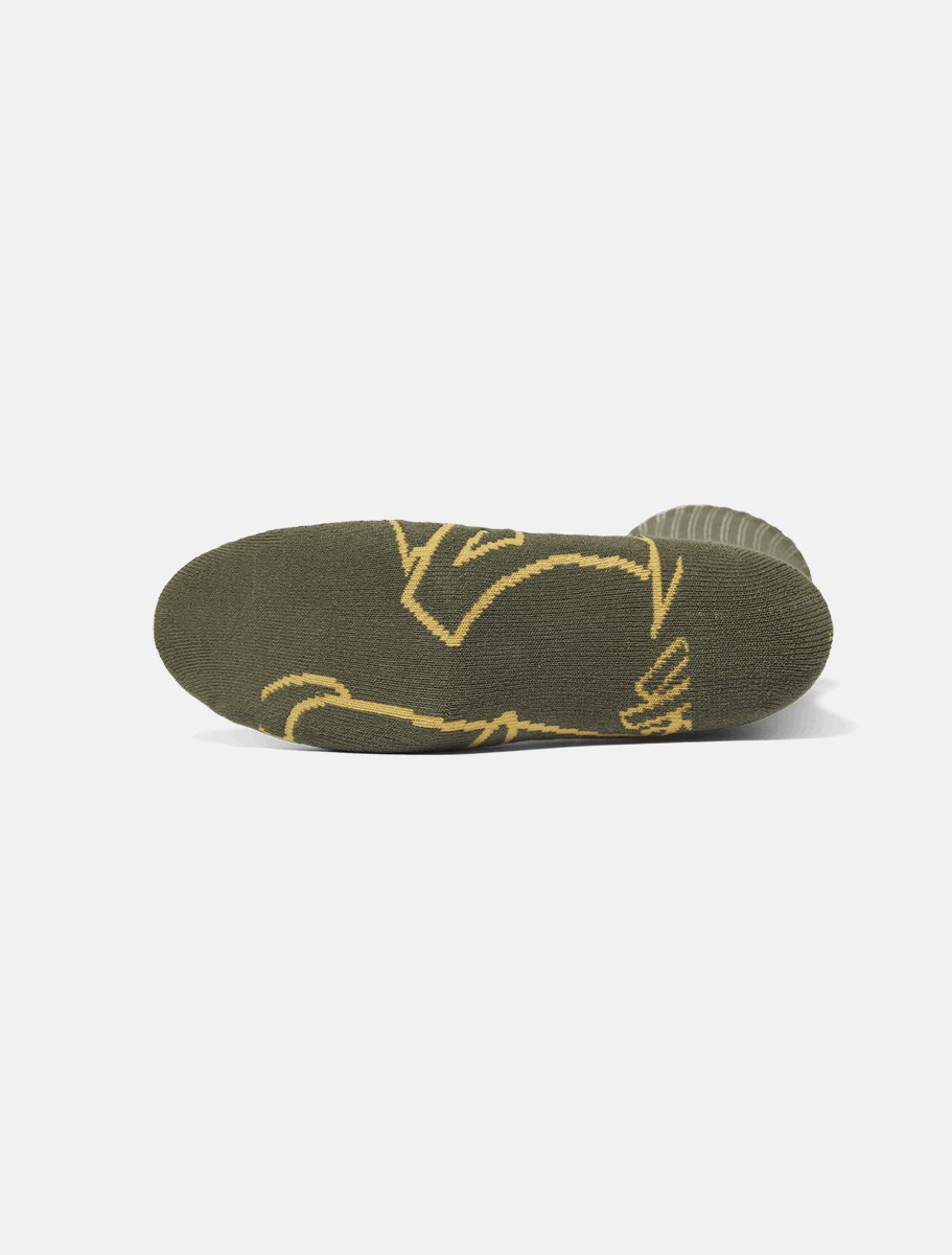 Huf Outlines Crew Sock - The Boredroom Store Huf