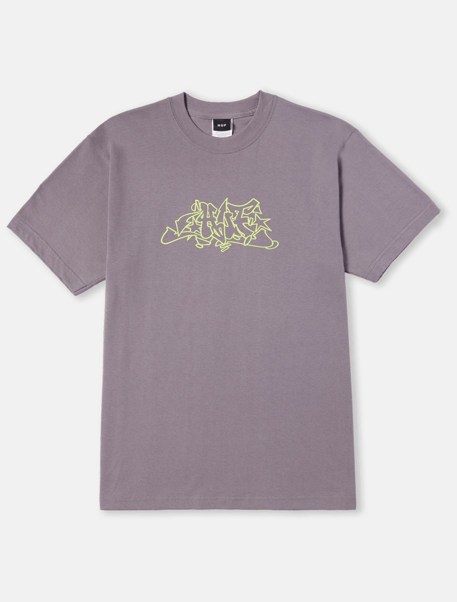 Huf Outlines T - Shirt - The Boredroom Store Huf