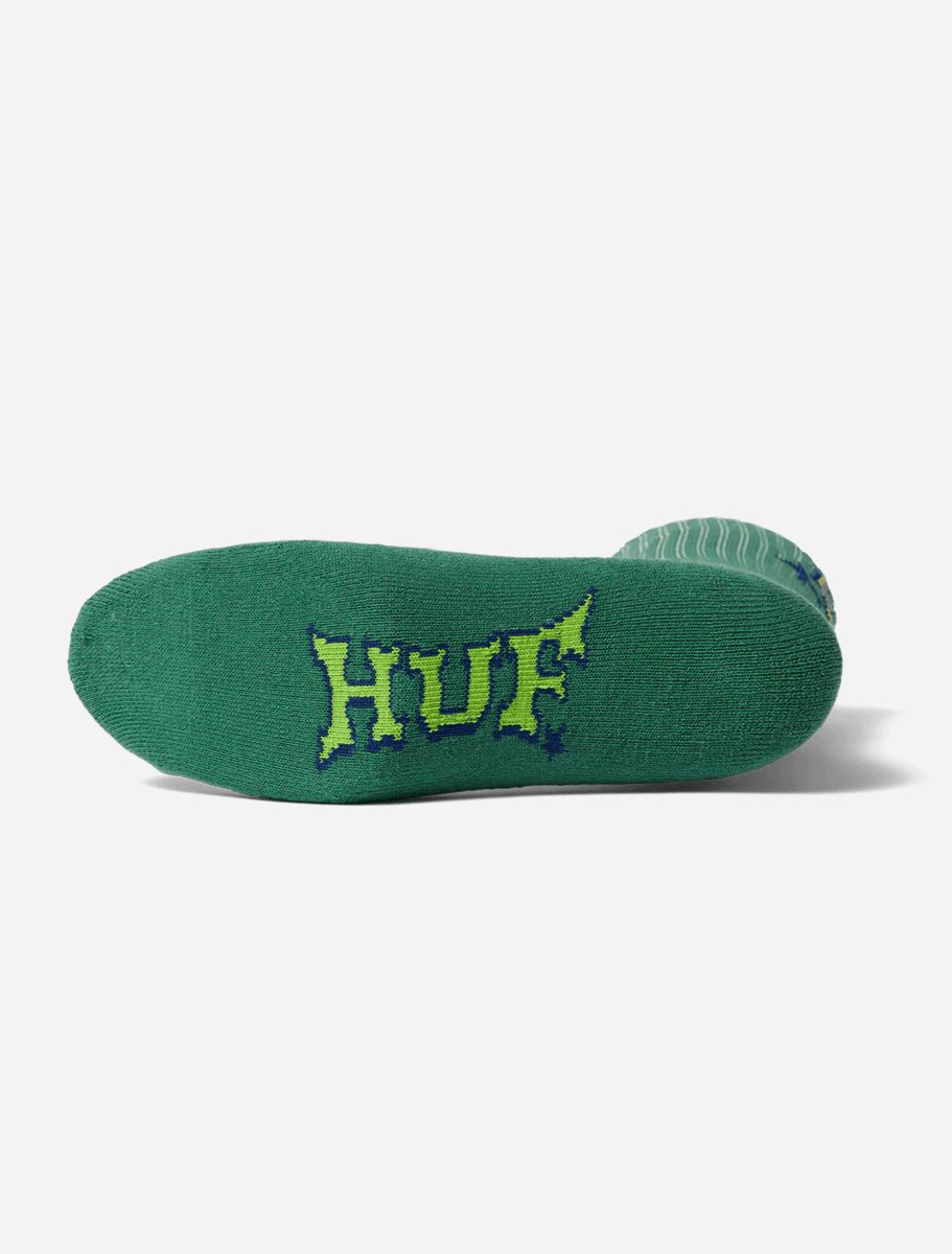 Huf Sassy H Socks l Forest Green - The Boredroom Store HUF