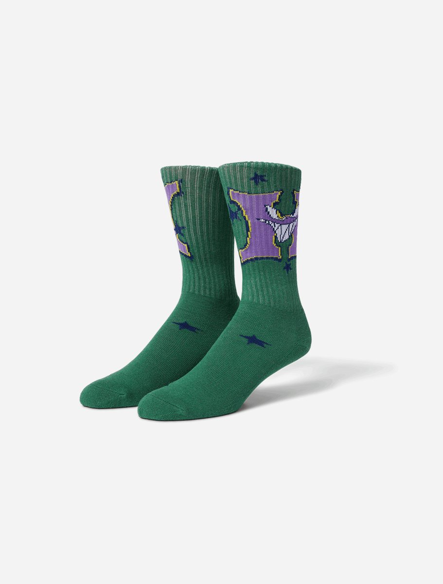 Huf Sassy H Socks l Forest Green - The Boredroom Store HUF