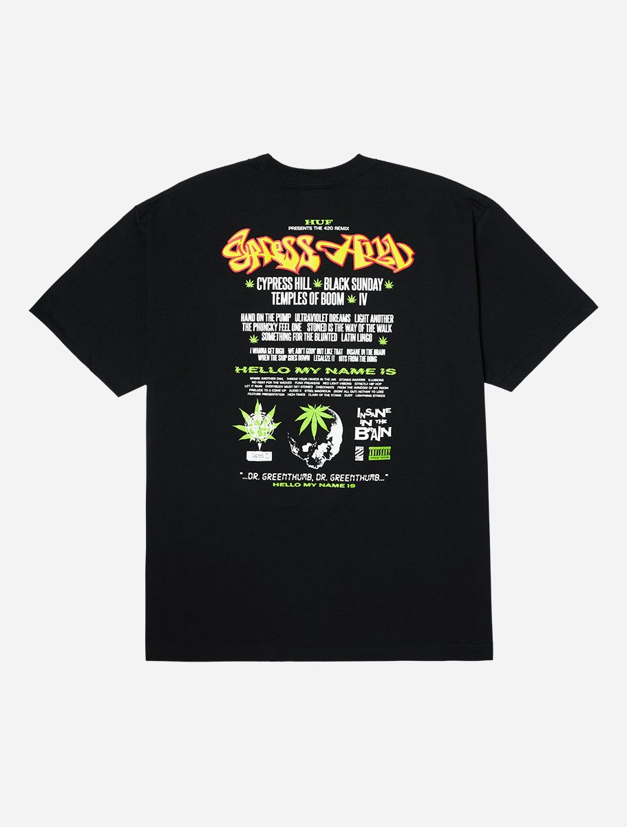 Huf x Cypress Hill Dr Greenthumb T-Shirt - The Boredroom Store Huf