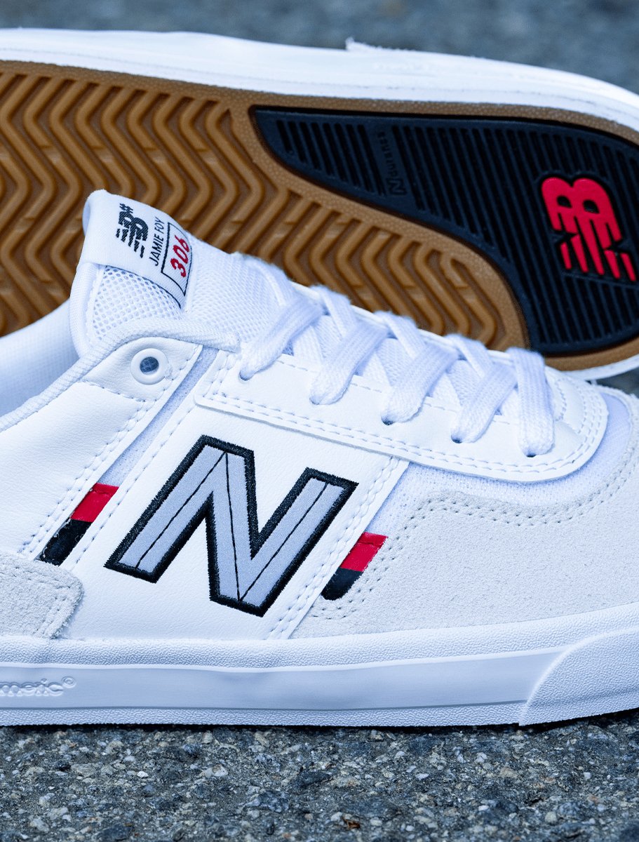 NEW BALANCE 306 | White & Red - The Boredroom Store New Balance