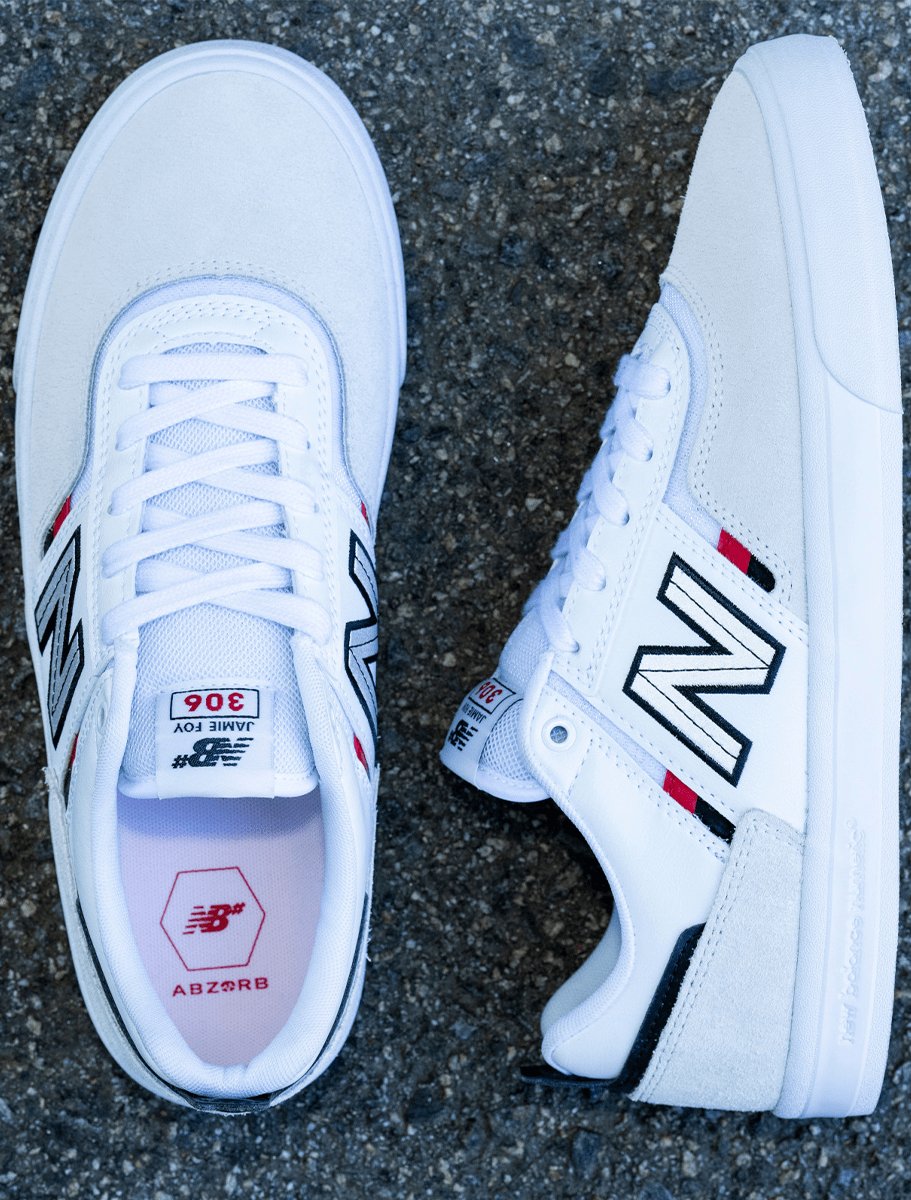 NEW BALANCE 306 | White & Red - The Boredroom Store New Balance