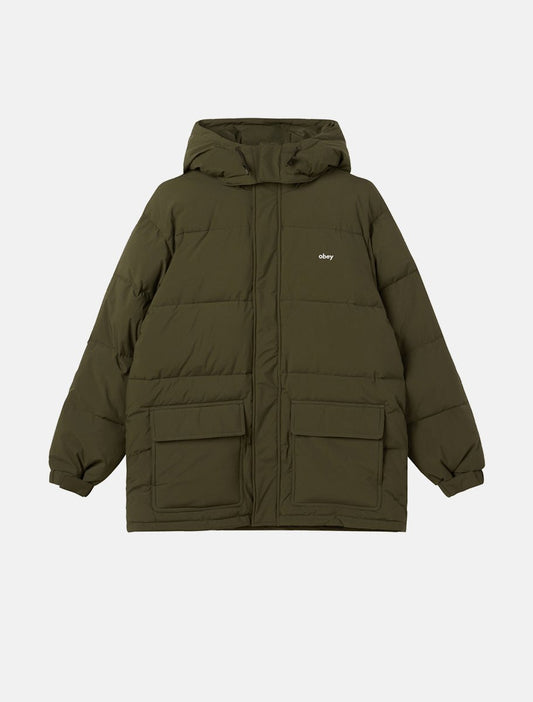 Obey Brunswick Puffer Jacket - The Boredroom Store Obey